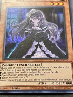 3x Ghost Belle & Haunted Mansion | Super Rares | RA01 | NM | 1st Ed | YuGiOh! - Image 4