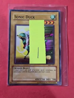 2003 Yu-Gi-Oh! TCG Magician's Force Unlimited #MFC057 Sonic Duck, C, NF/H, cd1 - Image 3