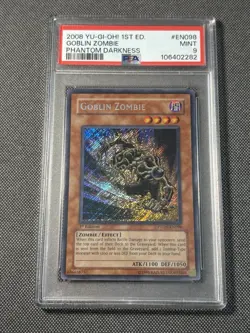 Yu-Gi-Oh Goblin Zombie PTDN-EN098 1st Ed. PSA 9 - Image 1