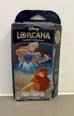 Disney Lorcana TCG The First Chapter Starter Deck - New W Light Box Wear SEALED! - Image 1