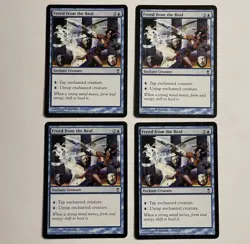 4x Freed from the Real MTG Card Saviors of Kamigawa Playset x4 - Image 1