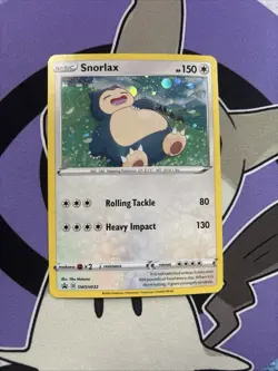 Snorlax SWSH032 Holo Promo Sword & Shield Promo Pokemon Card - Image 1