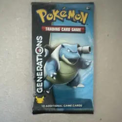 Pokemon Generations Booster Pack Blastoise Pikachu 10 Cards English TCG - Image 1