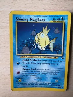 SHINING MAGIKARP 66/64 Neo Revelation Pokemon Card Eng Triple Star Played 🌟🌟🌟 - Image 3