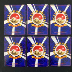 Base Set 1996 Normal Card Set of 6 Japanese Pokemon Card Old Back s007369 - Image 2