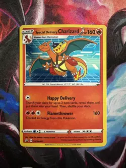 Special Delivery Charizard SWSH075 Pikachu English Sword & Shield Promo Cards - Image 1
