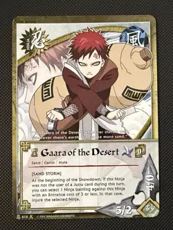 Naruto CCG Gaara Of The Desert Card Set - Image 2