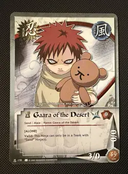 Naruto CCG Gaara Of The Desert Card Set - Image 5