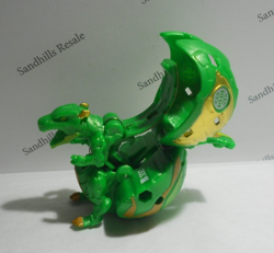 Bakugan Trox x Nobilious Green Ventus Aurelus Fusion Force B300 - card - cores - Image 3