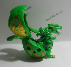 Bakugan Trox x Nobilious Green Ventus Aurelus Fusion Force B300 - card - cores - Image 4