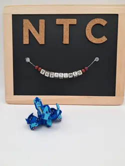 Bakugan Battle Brawlers Geogan Rising Aquos Oxidox B700 B3 W/ Card & Cores - Image 2