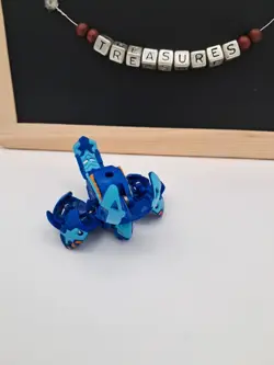 Bakugan Battle Brawlers Geogan Rising Aquos Oxidox B700 B3 W/ Card & Cores - Image 3