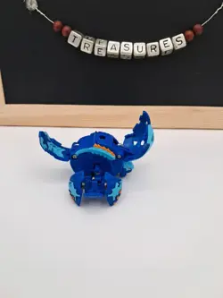 Bakugan Battle Brawlers Geogan Rising Aquos Oxidox B700 B3 W/ Card & Cores - Image 4