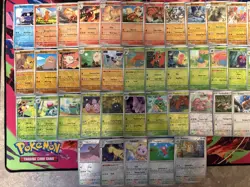 Pokemon Lot 44X Reverse Holo Cards Near Complete 151 English No Duplicates - Image 3