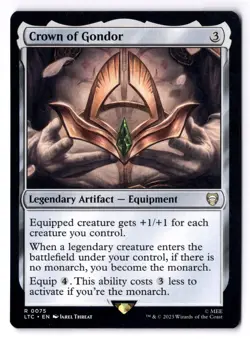Crown Of Gondor NM* The Lord Of The Rings Commander ENGLISH 0075 mtg -UnltdCards - Image 1