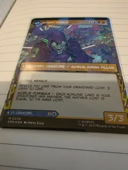Norman Osborn / Green Goblin Foil Showcase Marvel's Spider-Man NM MTG - Image 4