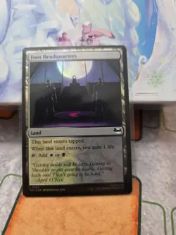 Foot Headquarters (Foil) 0185 - TMT Teenage Mutant Ninja Turtles TMNT - MTG - Image 1