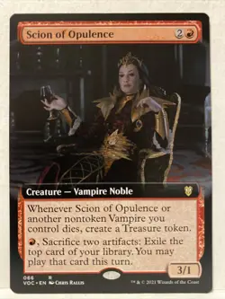 Scion of Opulence x1 1x Extended Art Commander Crimson Vow NM MTG - Image 1