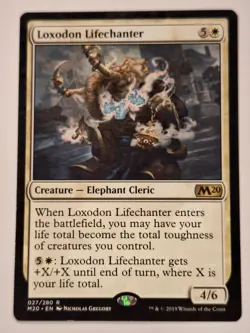 Loxodon Lifechanter - Magic 2020 Core Set M20 - Magic the Gathering MTG Nice! - Image 1