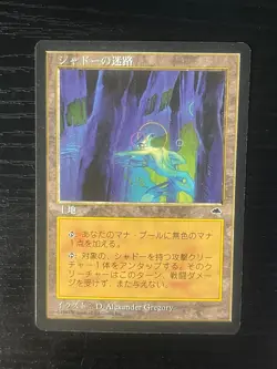 MTG MAGIC Foreign Black Border Japanese Maze of Shadows NM Free Returns! - Image 1