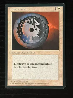 MTG MAGIC Foreign Black Border Spanish Disenchant Near Mint - Free Returns! - Image 1