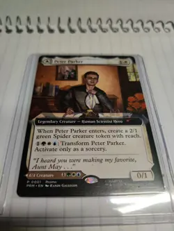 Peter Parker Spiderman MTG Comic Con Nycc Promo Edh Wotc Promo - Image 1