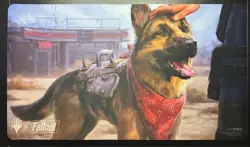 Fallout Dogmeat Ever Loyal Standard Premium Oversized Gaming Playmat Home Office - Image 1