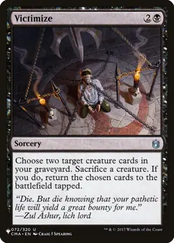 Victimize 1x MtG Mystery Booster MB1 SP/NM - Image 1