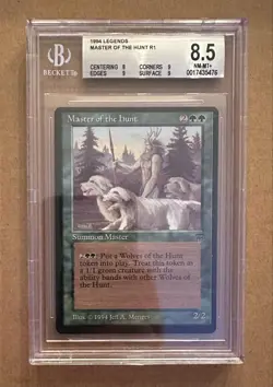 Master Of The Hunt - Legends - MTG - BGS 8.5. NM-MT+ w/ Three 9's - Image 1