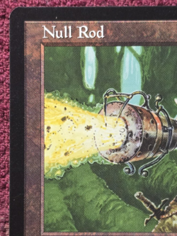RARE Null Rod - Weatherlight - MTG Magic the Gathering *NM* Never Played - Image 2