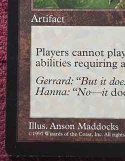 RARE Null Rod - Weatherlight - MTG Magic the Gathering *NM* Never Played - Image 5