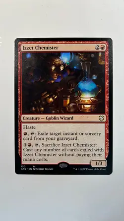 MTG Commander AFC Izzet Chemister #130 Magic the Gathering - Image 1