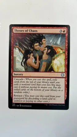 MTG Commander AFC Throes of Chaos #146 Magic the Gathering - Image 1
