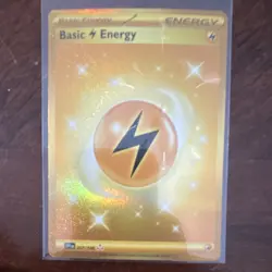 Pokemon Basic Lightning Energy Foil Secret Rare SV01 Scarlet & Violet 257/198 - Image 1