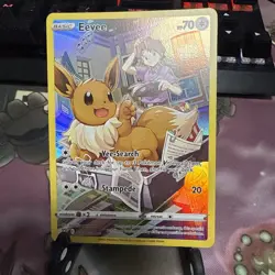 Pokemon TCG Eevee TG11/TG30 Brilliant Stars Trainer Gallery Ultra Rare Holo Card - Image 2