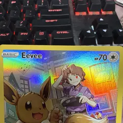 Pokemon TCG Eevee TG11/TG30 Brilliant Stars Trainer Gallery Ultra Rare Holo Card - Image 5