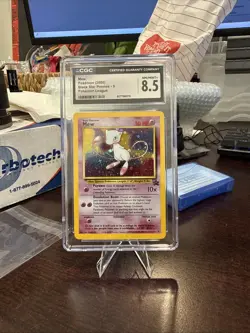 Pokemon Mew Holo #9 Black Star Movie Promo 2000 League CGC 8.5 - Image 1