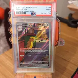 2025 Pokemon 153/132 Gumshoos Illustration Rare PSA 9 - Image 1