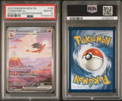 2023 Pokemon Mew EN Special Illustration Rare #199 Charizard Ex PSA 10 GEM MINT - Image 2