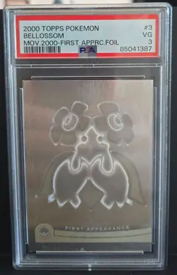 PSA 3 2000 Topps Pokemon Bellossom Movie First Appearance Foil #3 (G23) - Image 1