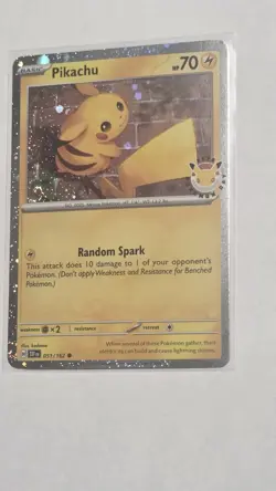 Pikachu 051 /162 Stamped 2026 Pokemon Day 30 Promo With Coin. - Image 3