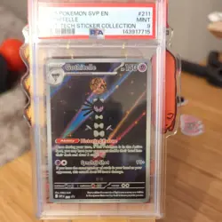 2025 POKEMON SVP WHITE FLARE TECH STICKER COLLECTION GOTHITELLE PSA 9 - Image 1