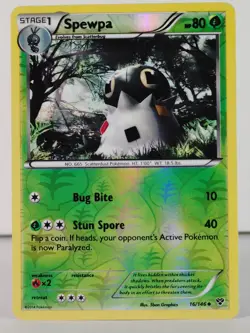 Spewpa - POKEMON - XY Base 16/146 - Reverse Holo - NM -E - Image 1
