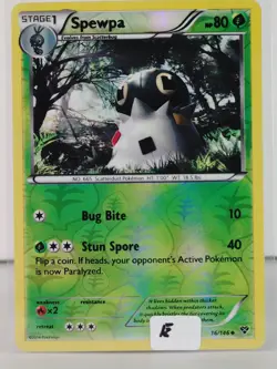 Spewpa - POKEMON - XY Base 16/146 - Reverse Holo - NM -E - Image 5