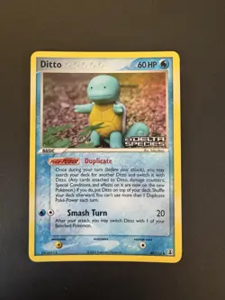 Pokemon Ditto Squirtle 40/113 Delta Species Reverse Holo Stamped - Image 1