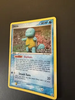 Pokemon Ditto Squirtle 40/113 Delta Species Reverse Holo Stamped - Image 2