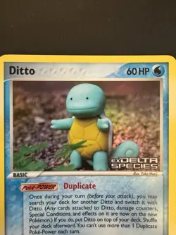 Pokemon Ditto Squirtle 40/113 Delta Species Reverse Holo Stamped - Image 5