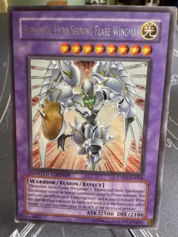 YUGIOH ELEMENTAL HERO SHINING FLARE WINGMAN CT03-EN004 SECRET LP/MP - Image 1