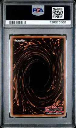 2003 Yu-Gi-Oh! Helpoemer Pharaonic Guardian PGD 1st Edition Ultra Rare PSA 7 - Image 2