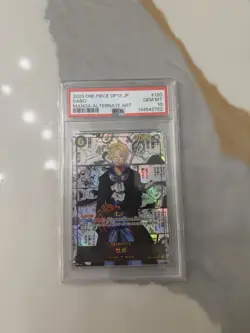 2025 ONE PIECE JPN OP13-CARRYING ON HIS WILL MANGA ALTERNATE ART SABO PSA 10 - Image 1